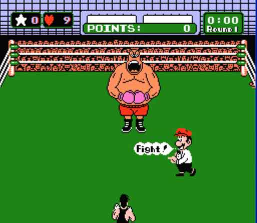 Punchout nintendo to represent the iadea of beating Google page Speed insights