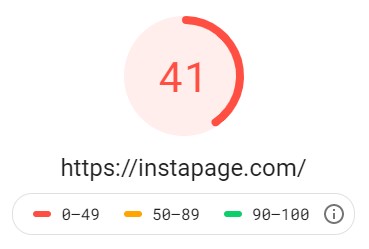 Instapage Mobile UX Google Pagespeed Insights